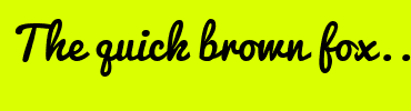 Image with Font Color FF8000 and Background Color D9FF00