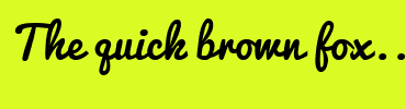 Image with Font Color FFFFFF and Background Color DBFB25