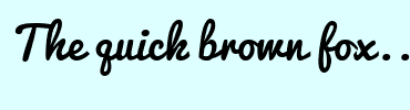 Image with Font Color FFFFFF and Background Color DDFFFF