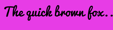 Image with Font Color FFFFFF and Background Color E73CE6