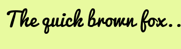 Image with Font Color FFFFFF and Background Color E8FA9F