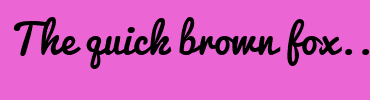 Image with Font Color FFFFFF and Background Color EB66D4