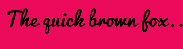 Image with Font Color FB0505 and Background Color EC0B5B