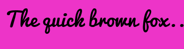 Image with Font Color EBD834 and Background Color ED34C8
