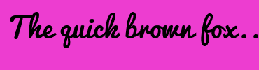 Image with Font Color FFFFFF and Background Color ED3DD0