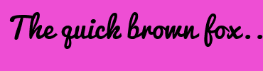 Image with Font Color FFFFFF and Background Color EE4ED4