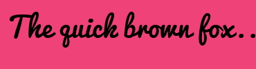 Image with Font Color FFFFFF and Background Color EF4279
