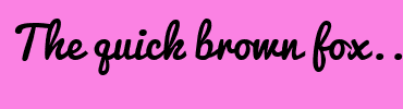 Image with Font Color FFFFFF and Background Color FB82E3