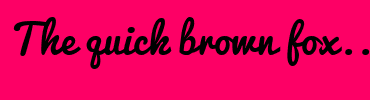 Image with Font Color CADA2A and Background Color FD0065