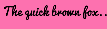 Image with Font Color FFFFFF and Background Color FD71AF