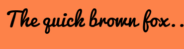 Image with Font Color 5DBCD2 and Background Color FD8249