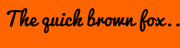 Image with Font Color FF3409 and Background Color FE6500
