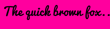 Image with Font Color FF00EC and Background Color FF009E