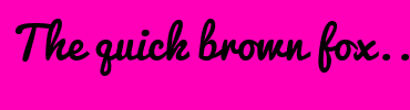 Image with Font Color 003366 and Background Color FF00B8