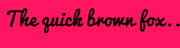 Image with Font Color FFFFFF and Background Color FF1562