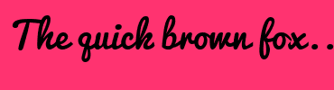 Image with Font Color 9999FF and Background Color FF3370