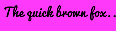 Image with Font Color 6637DF and Background Color FF39F9