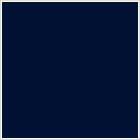 001133 Hex Color Image (BLUE, MIDNIGHT, MIDNIGHT BLUE)