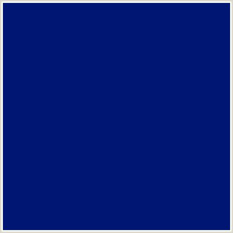 001673 Hex Color Image (BLUE, MIDNIGHT BLUE, RESOLUTION BLUE)