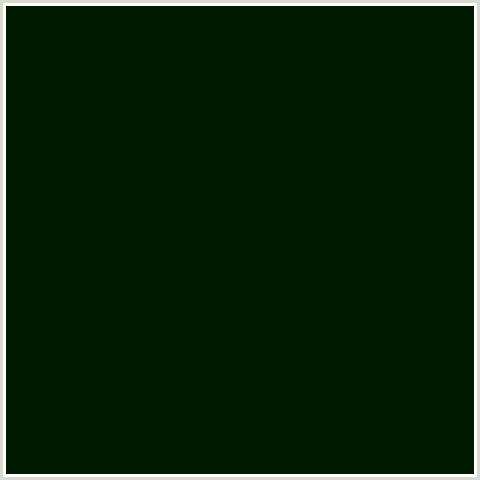 001B01 Hex Color Image (DEEP FIR, GREEN)