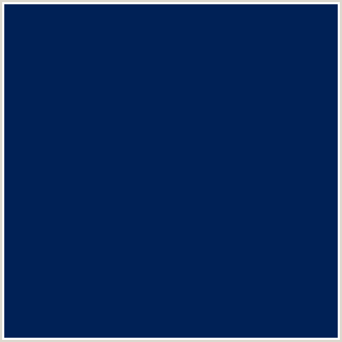 002156 Hex Color Image (BLUE, MIDNIGHT BLUE, PRUSSIAN BLUE)