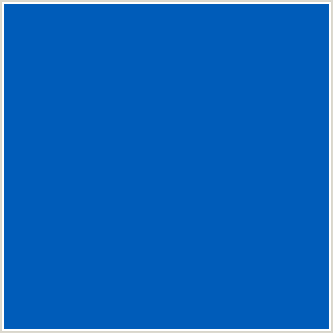 005CB9 Hex Color Image (BLUE, ENDEAVOUR)