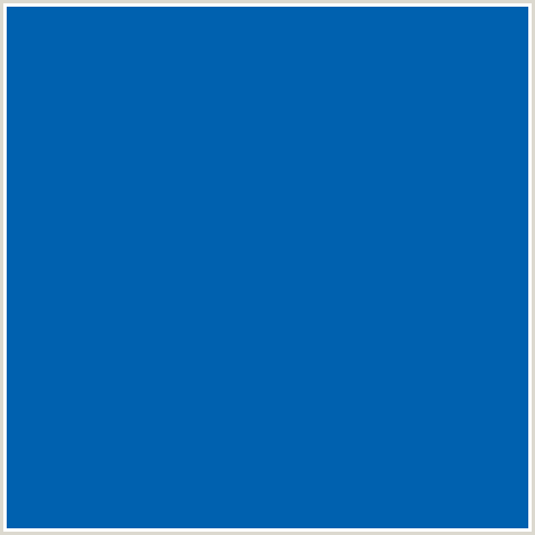 0061AF Hex Color Image (BLUE, ENDEAVOUR)