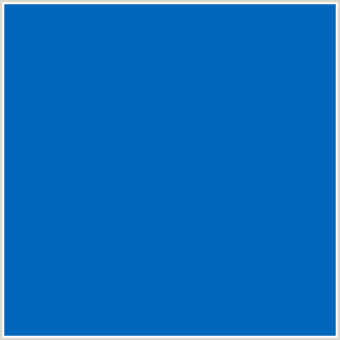 0066BB Hex Color Image (BLUE, SCIENCE BLUE)