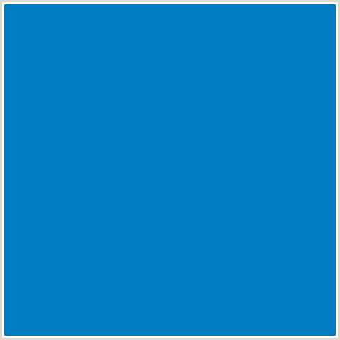 007CC2 Hex Color Image (BLUE, LOCHMARA)