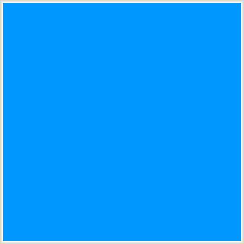 0098FF Hex Color Image (AZURE RADIANCE, BLUE)