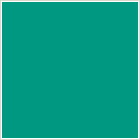 009980 Hex Color Image (BLUE GREEN, PERSIAN GREEN)