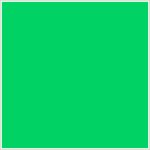 00D264 Hex Color Image (GREEN BLUE, MALACHITE)