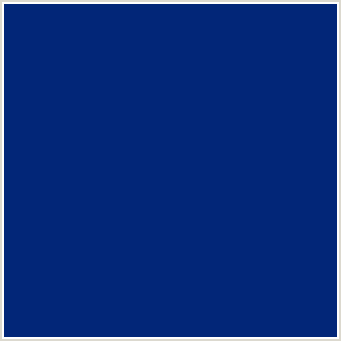 022678 Hex Color Image (BLUE, MIDNIGHT BLUE, RESOLUTION BLUE)