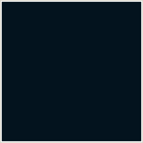 03131E Hex Color Image (BLACK PEARL, BLUE, MIDNIGHT BLUE)