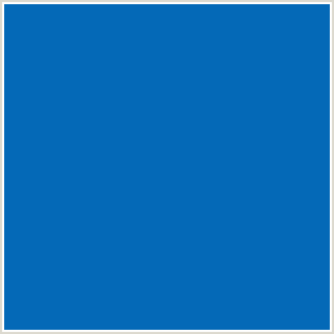 0469B7 Hex Color Image (BLUE, SCIENCE BLUE)