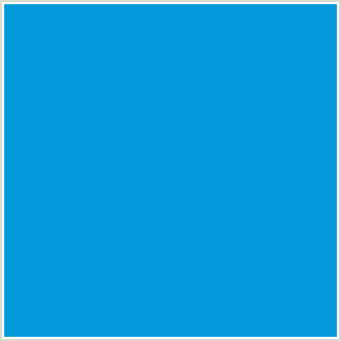 0499DA Hex Color Image (CERULEAN, LIGHT BLUE)