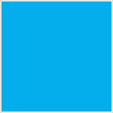 04AEEC Hex Color Image (CERULEAN, LIGHT BLUE)