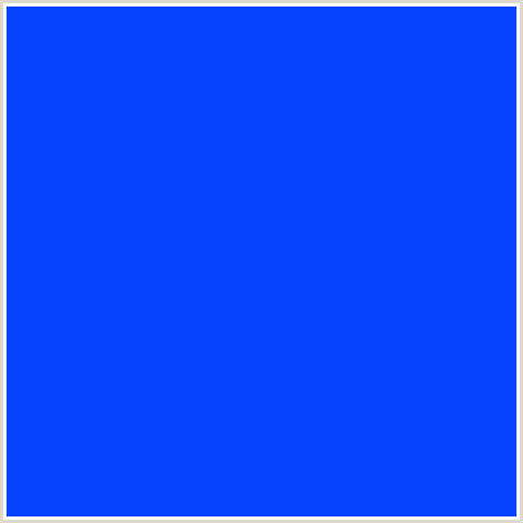 0544FC Hex Color Image (BLUE, BLUE RIBBON)