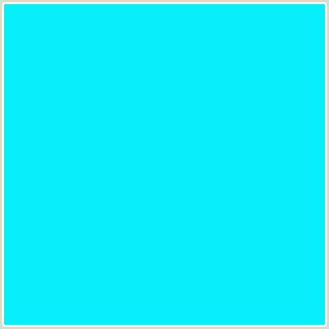 05EEFA Hex Color Image (CYAN, LIGHT BLUE)