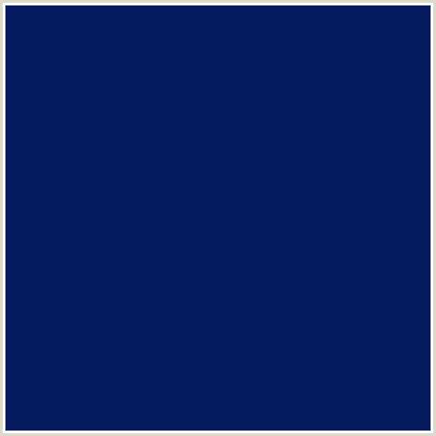 061A60 Hex Color Image (BLUE, GULF BLUE, MIDNIGHT BLUE)