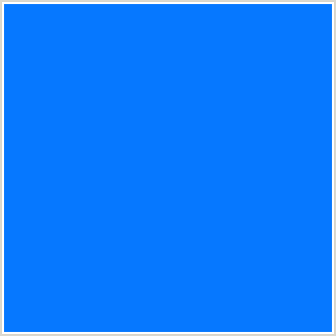 0678FF Hex Color Image (AZURE RADIANCE, BLUE)