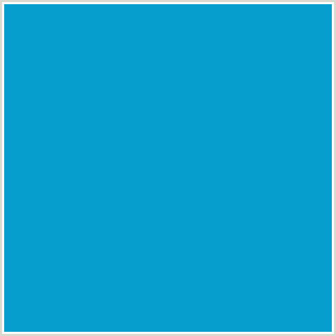 069FCD Hex Color Image (CERULEAN, LIGHT BLUE)