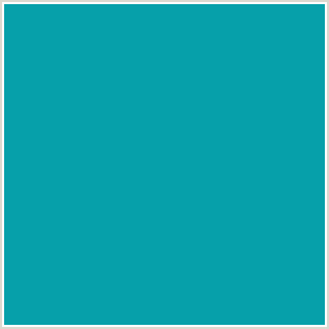 06A0AA Hex Color Image (BONDI BLUE, LIGHT BLUE)