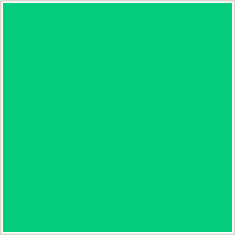 06CC7D Hex Color Image (CARIBBEAN GREEN, GREEN BLUE)