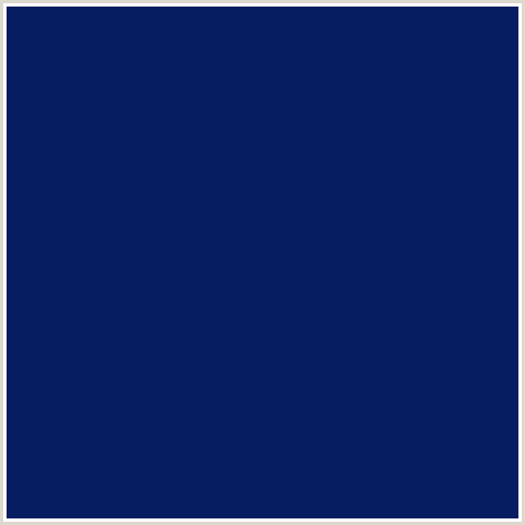071D61 Hex Color Image (BLUE, DEEP SAPPHIRE, MIDNIGHT BLUE)