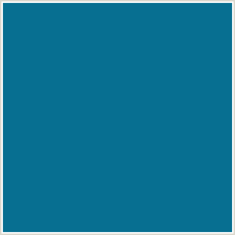 076F91 Hex Color Image (LIGHT BLUE, VENICE BLUE)