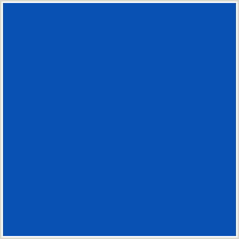 0952B3 Hex Color Image (BLUE, COBALT)