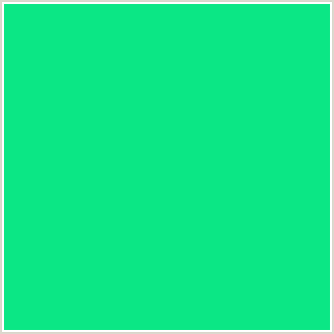 0BE785 Hex Color Image ()