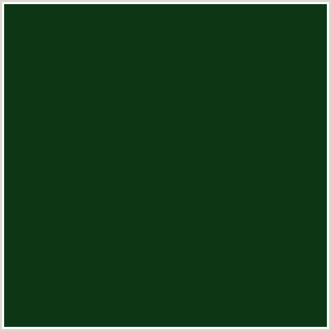 0D3615 Hex Color Image (GREEN, PALM GREEN)