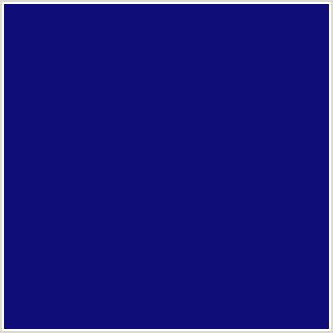 0F0D78 Hex Color Image (ARAPAWA, BLUE, MIDNIGHT BLUE)